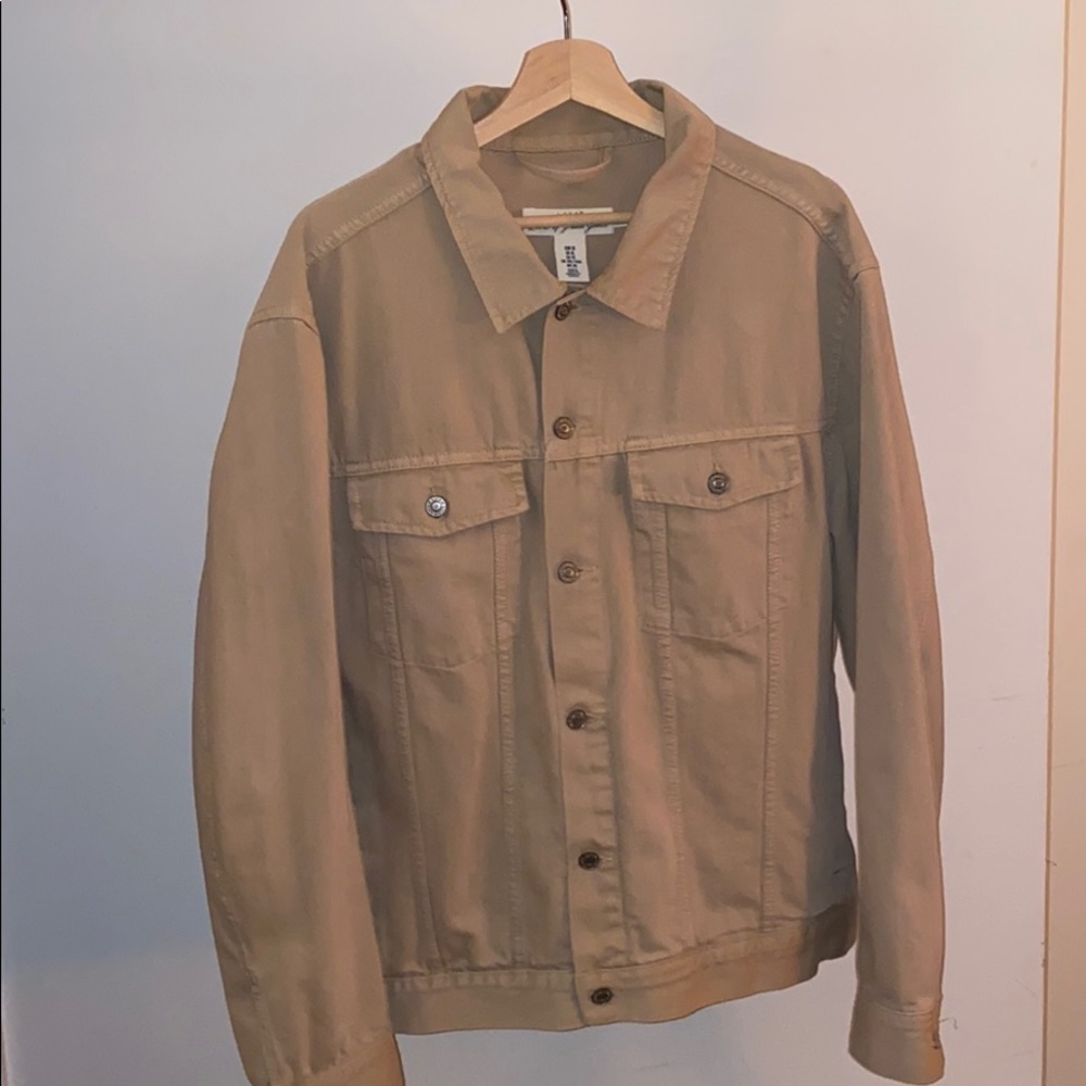 Tan Denim Trucker Jacket